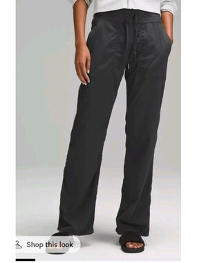 Dance Studio Mid-Rise Pant Regular Sz 4 Graphite Gray Athletic Lounge Casual Gym